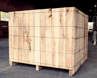 Wirebound Wooden Crates - Products - Laurentide Lumber Co.